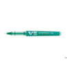 Cienkopis Pilot V5 0,3 mm zielony z wymiennym wkładem, 10 sztuk