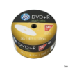 Płyta HP DVD+R 4.7GB 16x (50 sztuk) Spindel Biała do Drukowania Atramentowego