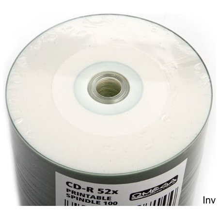 Płyta Omega CD-R 700MB 52x do nadruku w folii 100 sztuk PRINTABLE WHITE SPINDEL