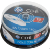 Płyta CD-R HP 700MB 52X (25 sztuk) w opakowaniu CAKE box