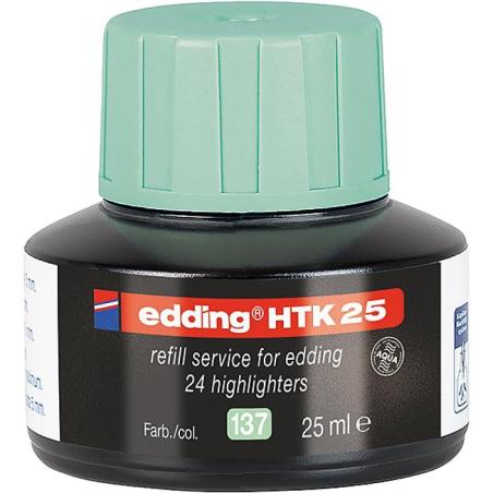 Stacja uzupełniająca E-HTK 25 do zakreślaczy EDDING, pastelowy zielony - 1