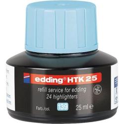 Stacja uzupełniająca E-HTK 25 do zakreślaczy EDDING, pastelowy niebieski - 1