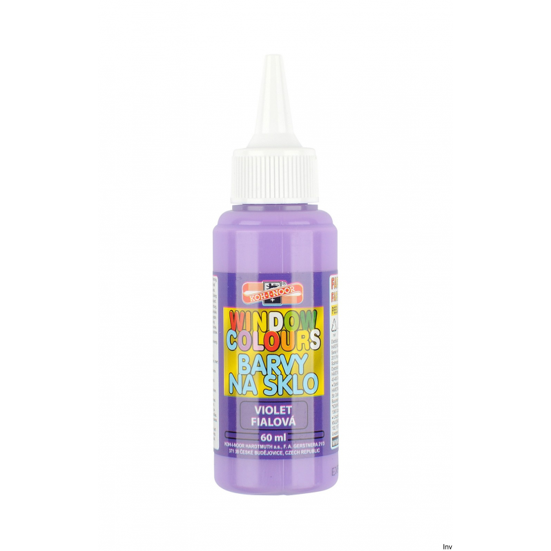 Farba witrażowa fioletowa 60ml Koh-i-noor