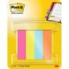 Znaczniki POST-IT (670-4POP-EU), papier, 12,7x44,4mm, 4x50 kart., mix kolorów neon