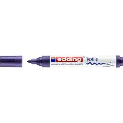 PAKIET Marker tekstylny e-4500 EDDING, 2-3 mm, fioletowy