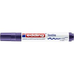 PAKIET Marker tekstylny e-4500 EDDING, 2-3 mm, fioletowy