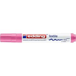 PAKIET Marker tekstylny e-4500 EDDING, 2-3 mm, różowy