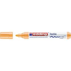 PAKIET Marker tekstylny e-4500 EDDING, 2-3 mm, jasnopomarańczowy