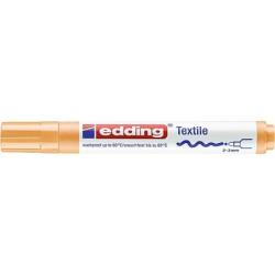 PAKIET Marker tekstylny e-4500 EDDING, 2-3 mm, jasnopomarańczowy