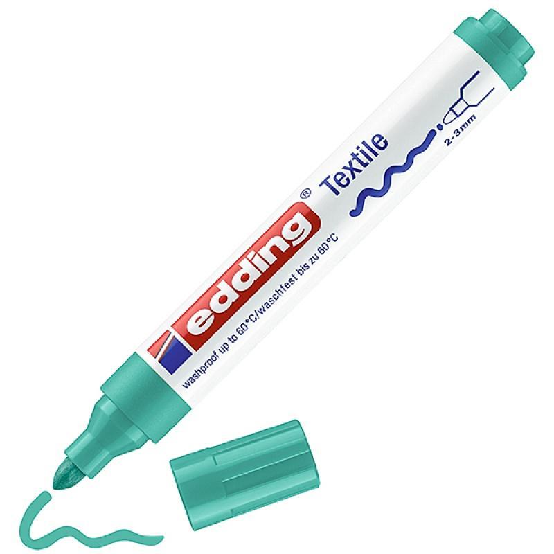 PAKIET Marker tekstylny e-4500 EDDING, 2-3 mm, bladozielony