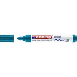 PAKIET Marker tekstylny e-4500 EDDING, 2-3 mm, błękit orientalny