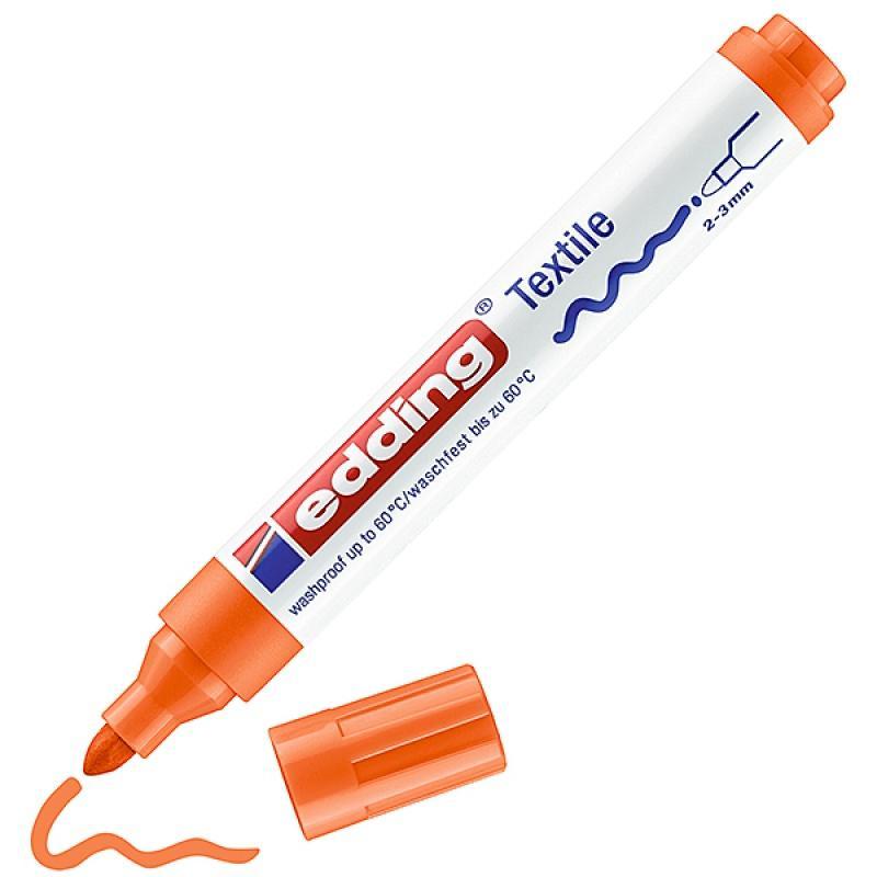 PAKIET Marker tekstylny e-4500 EDDING, 2-3 mm, pomarańczowy
