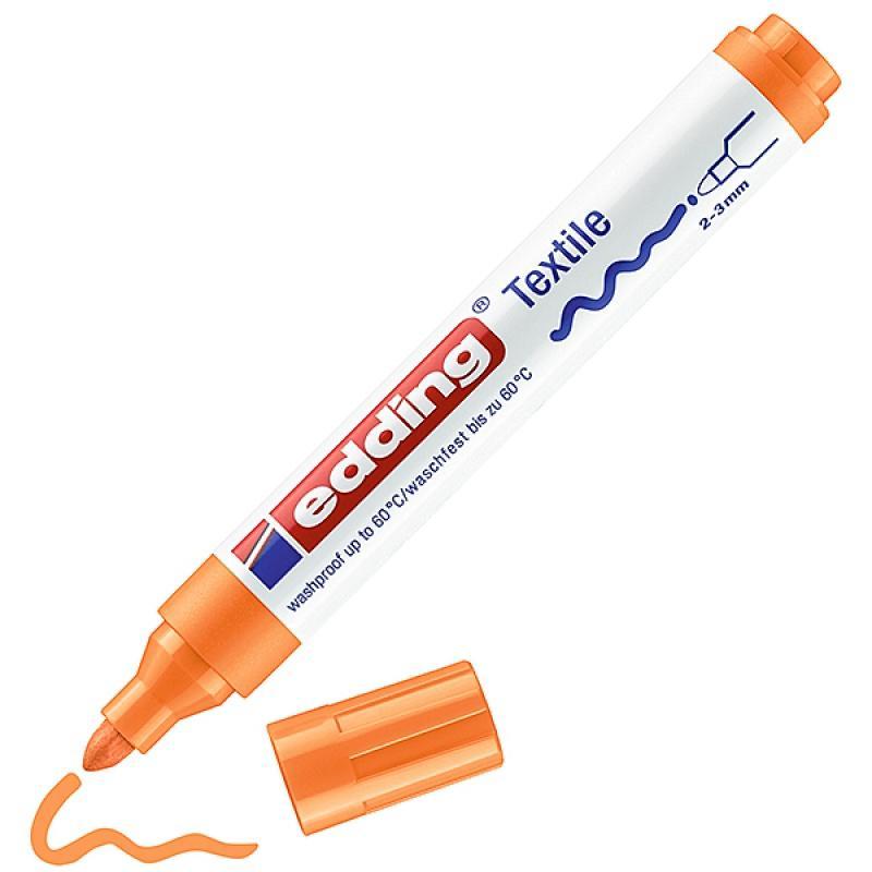 PAKIET Marker tekstylny e-4500 EDDING, 2-3 mm, pomarańczowy neonowy