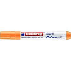 PAKIET Marker tekstylny e-4500 EDDING, 2-3 mm, pomarańczowy neonowy