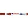 PAKIET Marker tekstylny e-4500 EDDING, 2-3 mm, brązowy