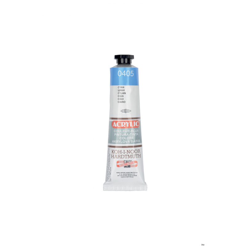 Farba akrylowa KOH-I-NOOR 162710 cyjan 0405 40ml