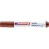 PAKIET Marker tekstylny e-4500 EDDING, 2-3 mm, brązowy