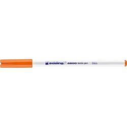 PAKIET Pisak tekstylny e-4600 EDDING, 1 mm, pomarańczowy