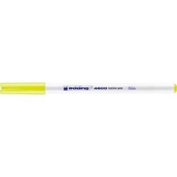 PAKIET Pisak tekstylny e-4600 EDDING, 1 mm, żółty neon
