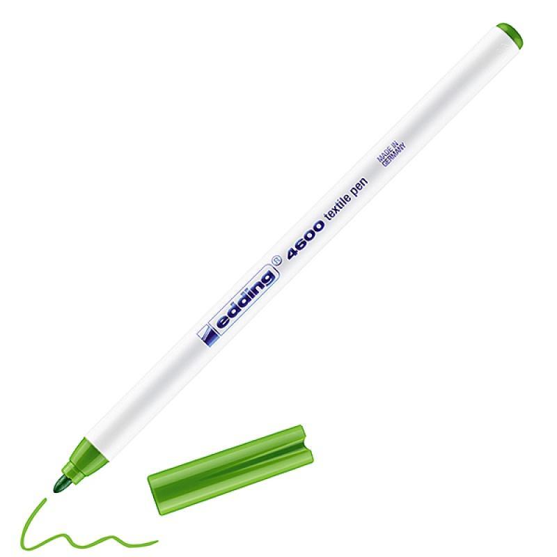 PAKIET Pisak tekstylny e-4600 EDDING, 1 mm, jasnozielony
