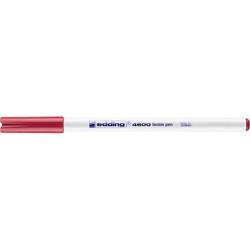 PAKIET Pisak tekstylny e-4600 EDDING, 1 mm, karminowy