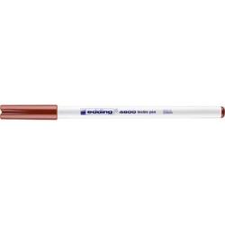 PAKIET Pisak tekstylny e-4600 EDDING, 1 mm, brązowy