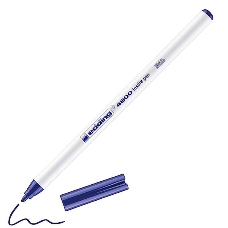PAKIET Pisak tekstylny e-4600 EDDING, 1 mm, niebieski