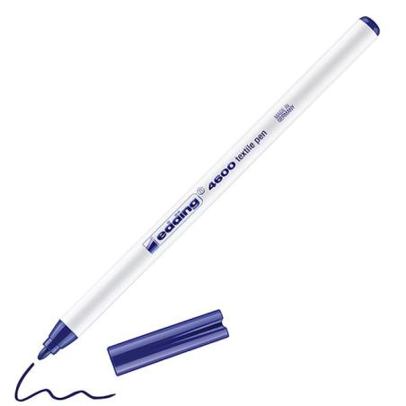 PAKIET Pisak tekstylny e-4600 EDDING, 1 mm, niebieski
