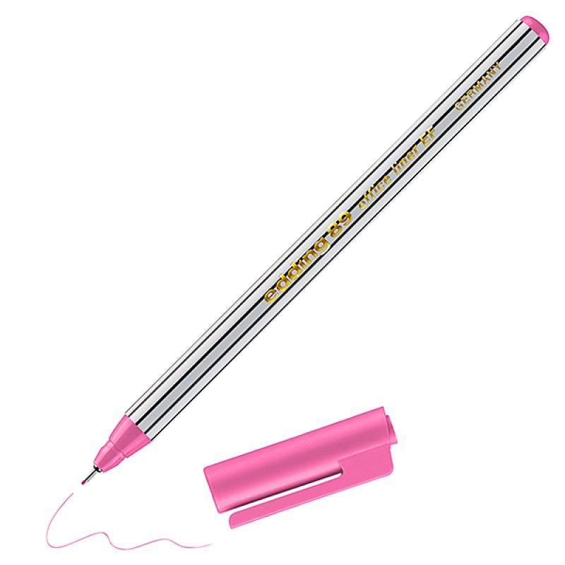 PAKIET Cienkopis e-89 EF EDDING, 0,3 mm, różowy