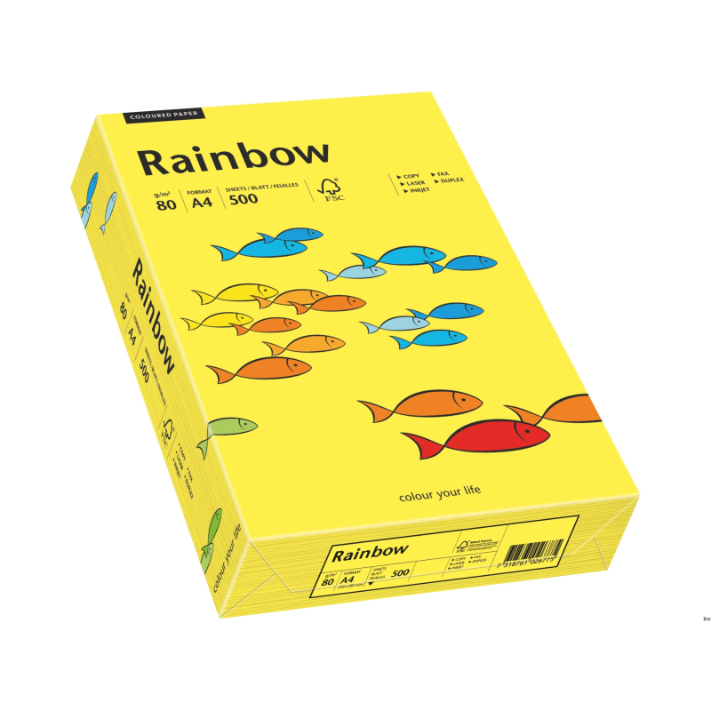 Papyrus Papier xero A4 160g żółty słoneczny 14 arkuszy