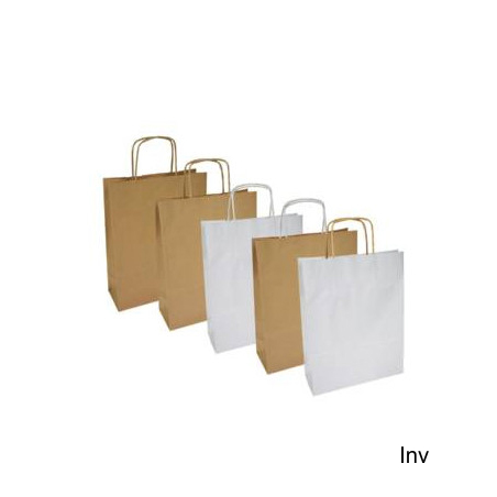 Torba papierowa ECOBAG brązowa 180x80x225 mm NC Koperty ekologiczna