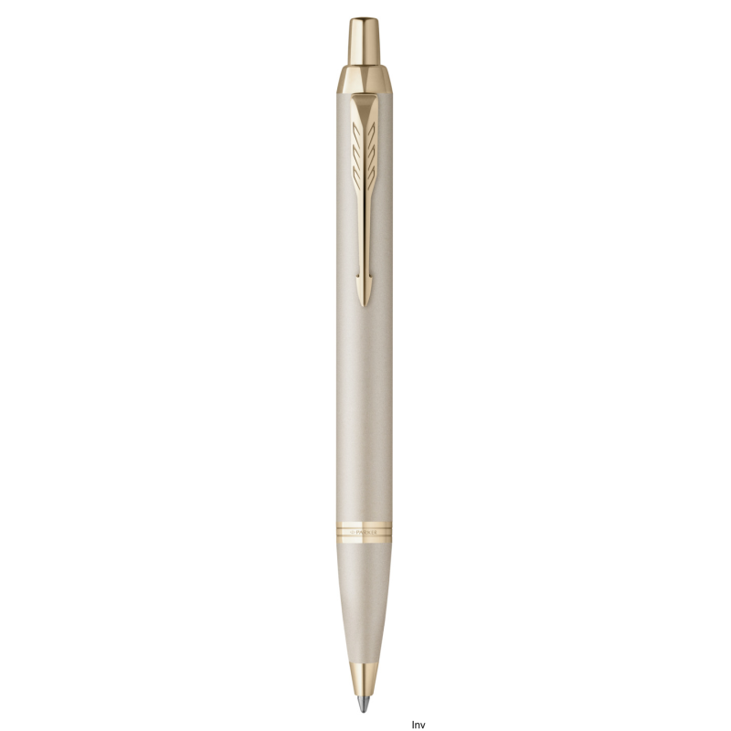 Długopis Parker Im Professionals Monochrome Champagne z niebieskim wkładem w eleganckim giftboxie