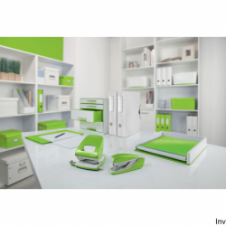 Zszywacz metalowy Leitz zielony, do 30 kartek, 10 lat gwarancji, technologia Direct Impact