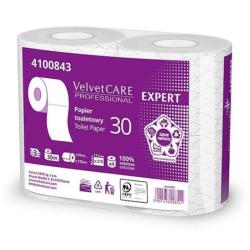Papier toaletowy celulozowy VELVET Expert, 3-warstwowy, 4 rolki, biały - 2