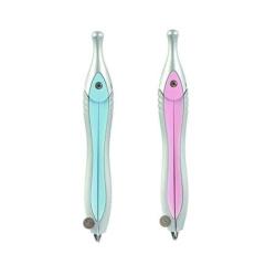 Cyrkiel plastikowy KEYROAD, pastel, z ołówkiem, w etui, display, mix kolorów, 12 szt. - 3