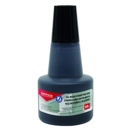 Tusz olejowy do pieczątek metalowych OFFICE PRODUCTS, 30ml, czarny - 1