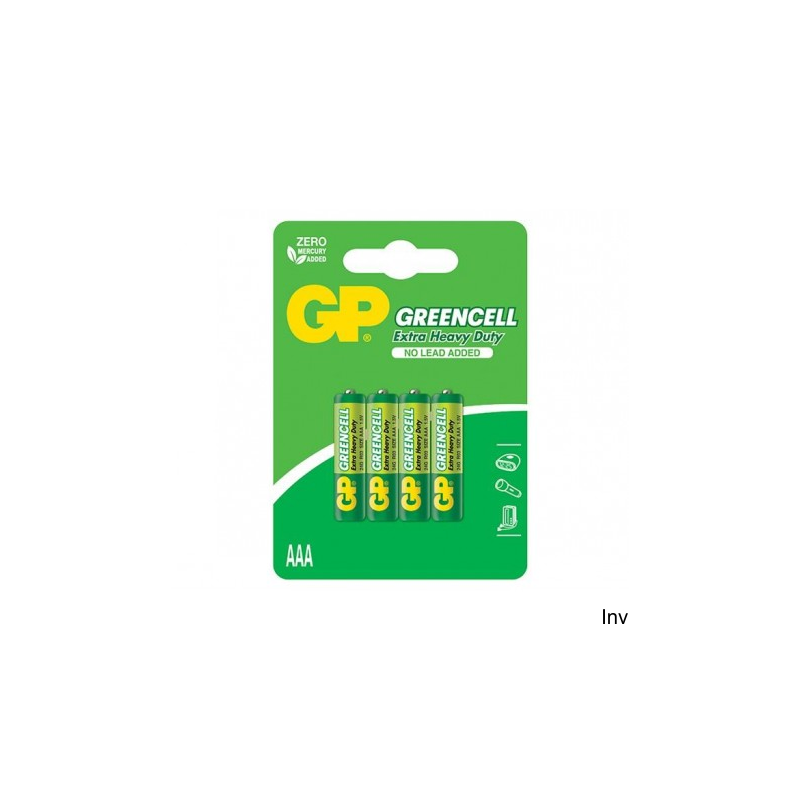 Bateria GREENCELL 24G-U4 1,5V (4) R03 chlorkowo-cynkowa GP (AAA) - 1