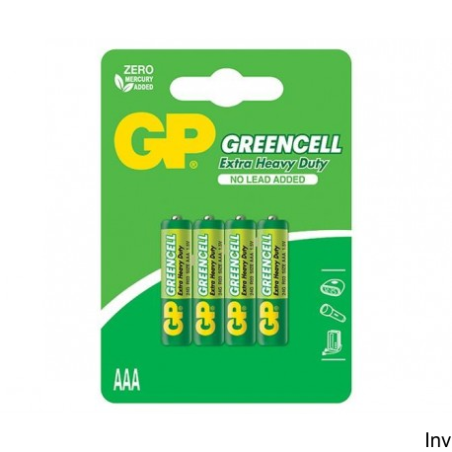Bateria GREENCELL 24G-U4 1,5V (4) R03 chlorkowo-cynkowa GP (AAA) - 1
