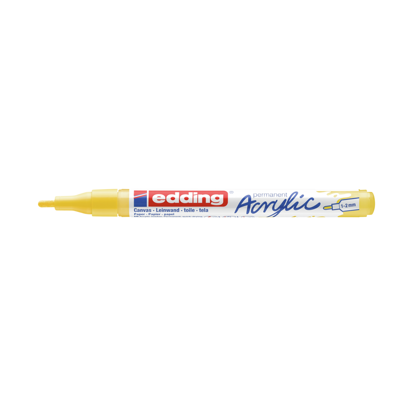 Marker akrylowy 1-2 mm żółty Edding 5300/905/Z ED - 1