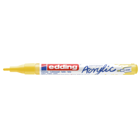 Marker akrylowy 1-2 mm żółty Edding 5300/905/Z ED - 1