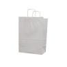 Torba papierowa ECOBAG 180x80x225mm biała ekologiczna - 1