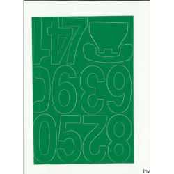 CYFRY samop. 8cm (8) j.żółte ARTDRUK (X) - 1