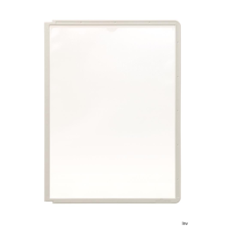 Panel informacyjny A4 PP szary 5606-10 (5szt.) ramka SHERPA DURABLE - 1