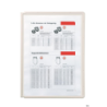 Panel informacyjny A4 PP szary 5606-10 (5szt.) ramka SHERPA DURABLE - 2