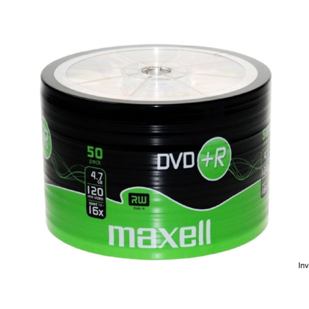 Płyta MAXELL DVD+R 4.7GB 16x (50szt) SPINDEL, bulk 275736 - 1