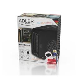 Termowentylator ADLER AD 7725b, z regulacją siły nadmuchu, czarny - 11