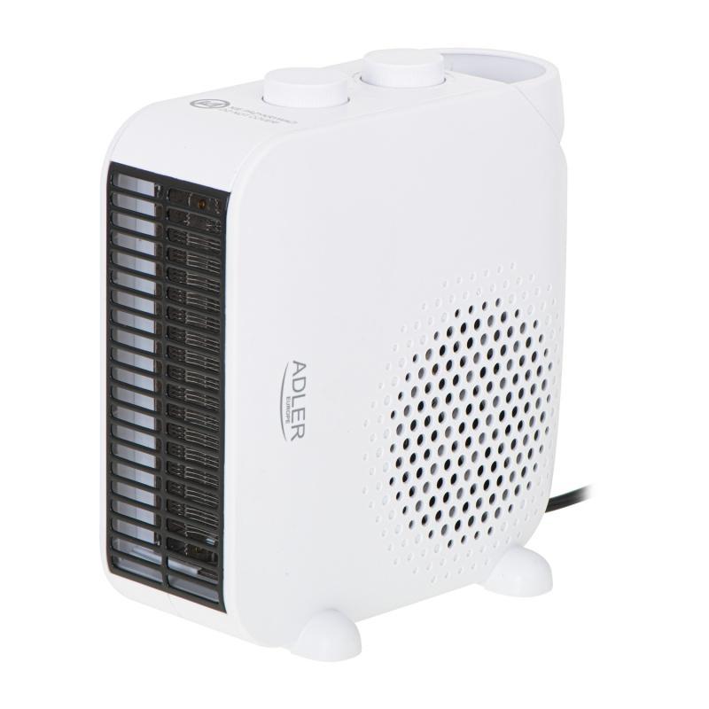 Termowentylator ADLER AD 7725w, z regulacją siły nadmuchu, biały - 1