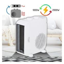 Termowentylator ADLER AD 7725w, z regulacją siły nadmuchu, biały - 6