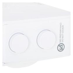 Termowentylator ADLER AD 7725w, z regulacją siły nadmuchu, biały - 8