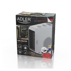 Termowentylator ADLER AD 7725w, z regulacją siły nadmuchu, biały - 11